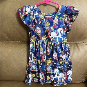 Rainbow Brite Dress: Size 3XS